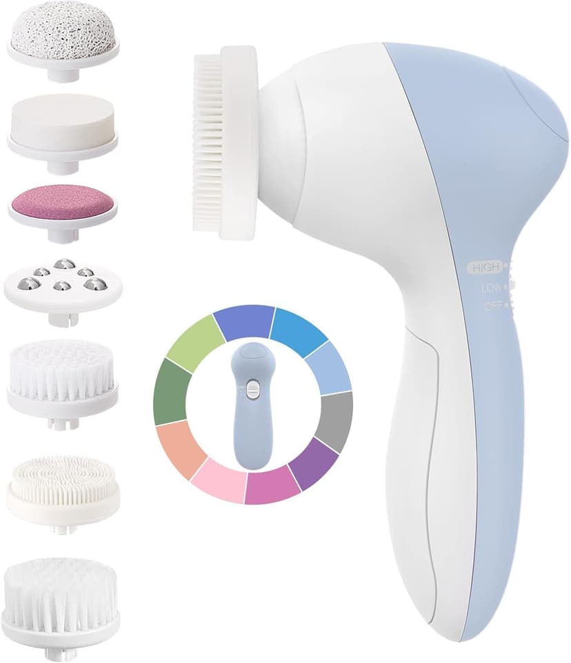 COSLUS Facial Spin Brush – 7 in 1 Electric Face Cleansing Device