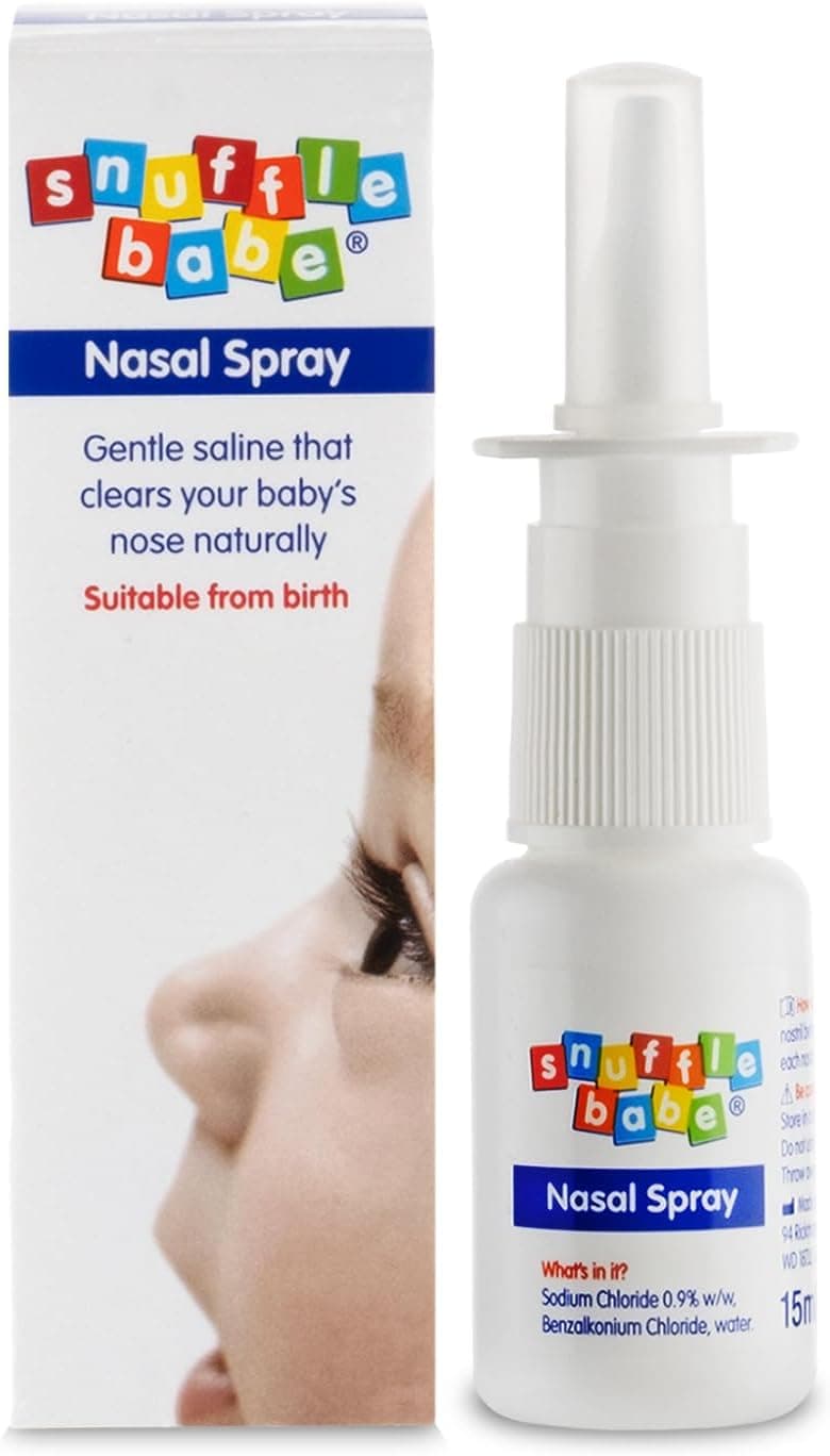 Snufflebabe Nasal Spray Saline Solution – 15ml